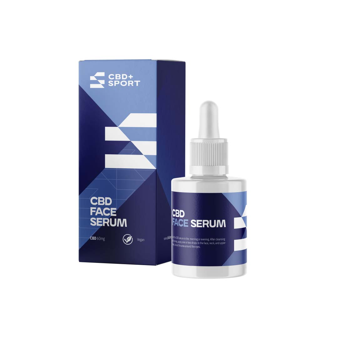 B2B CBD Facial Serum Premium Skin Rejuvenation CBD+SPORT Happy