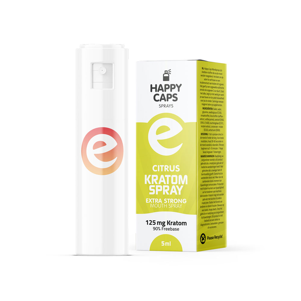 Retail - Happy Caps - Kratom Spray (Display 9x) | Happy Holland