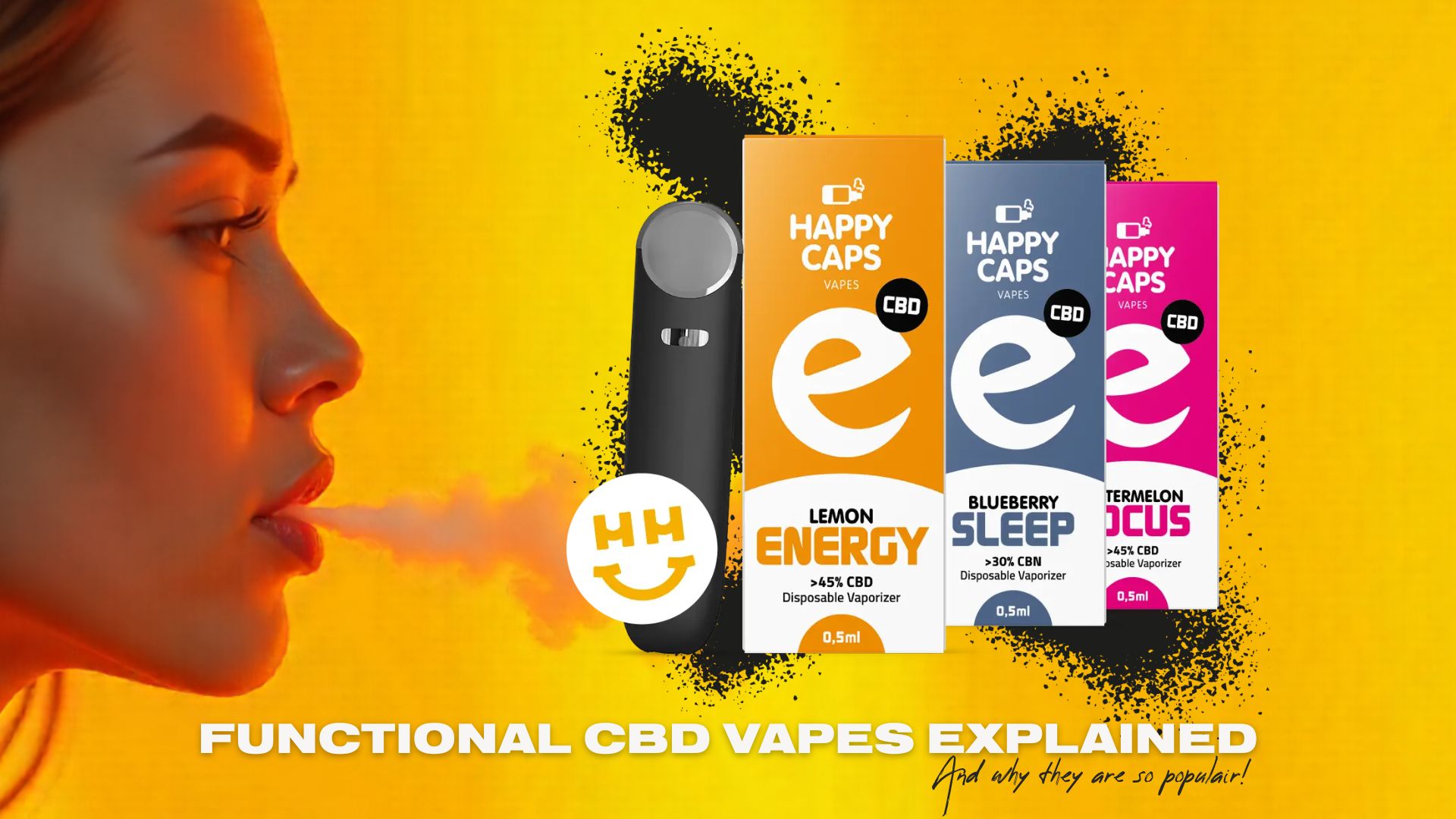 elfbar elfa kaufen Happy Buds CBD Vape Einweg E-Zigarette - Tangie